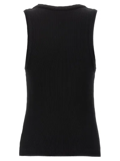 Agolde Poppy Ribbed Stretch Organic Cotton And Tencel-blend Jersey Tank