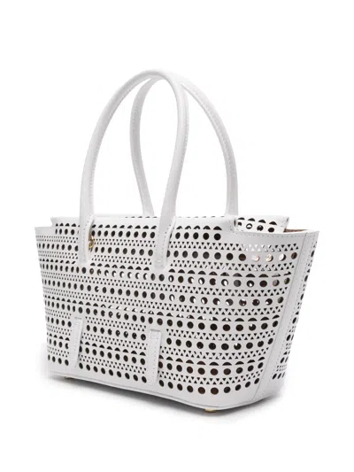 Shop Alaïa Alaia Neo Mina 20 Vienne Leather Tote