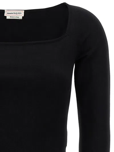 Shop Alexander Mcqueen Square Neckline Top