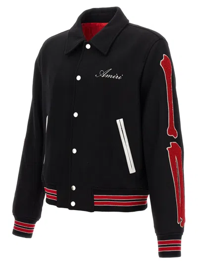 Amiri Ribbed Stripes Bomber Jacket