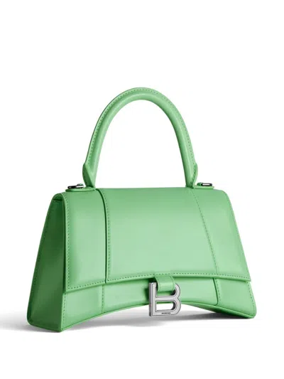 Shop Balenciaga Hourglass Small Leather Handbag