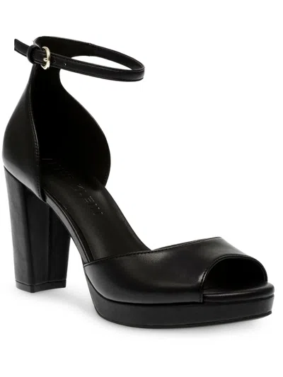 ANNE KLEIN VISTA WOMENS BLOCK HEEL ANKLE STRAP BLOCK HEELS 