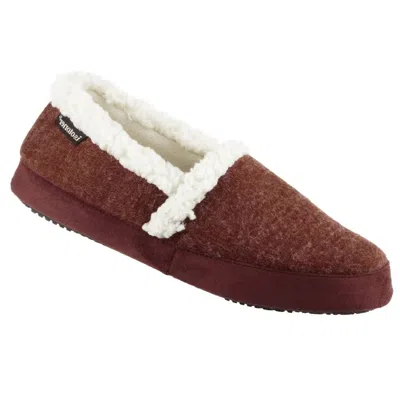ISOTONER WOMEN‚ÄÔS MICROSUEDE MARISOL CLOSED BACK SLIPPER IN CHILI 