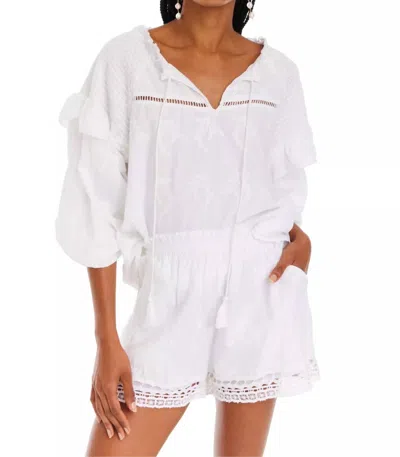 Allison New York Bennett Shorts In Off White In White