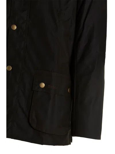 Barbour Jacket With Front Pockets And Long Sleeves