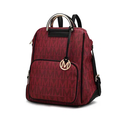 Mkf Collection By Mia K Fanny Signature Backpack In White