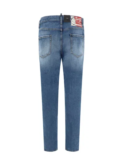 Shop Dsquared2 Jeans In Navy Blue