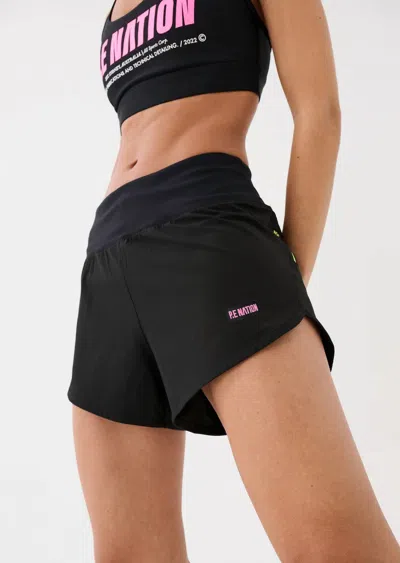 P.E NATION IN PLAY SHORT IN BLACK 