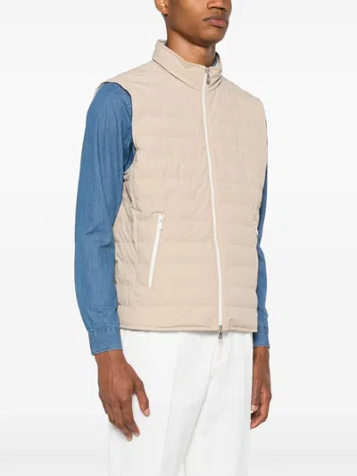 Shop Brunello Cucinelli Nylon Down Vest