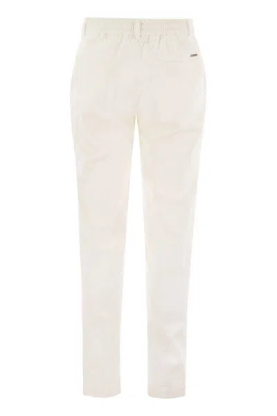 Peserico Men's Corduroy Trousers In White