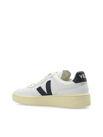 Shop Veja V-90 O.t Leath Shoes In White