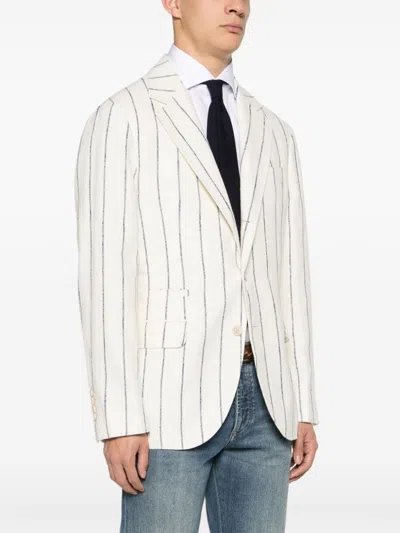 Brunello Cucinelli Linen-wool Suit Jacket