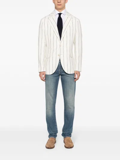 Brunello Cucinelli Linen-wool Suit Jacket