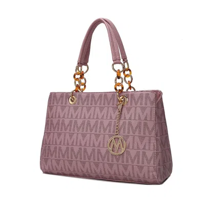 Mkf Collection By Mia K Sirna M Signature Tote Bag By Mia K In Purple