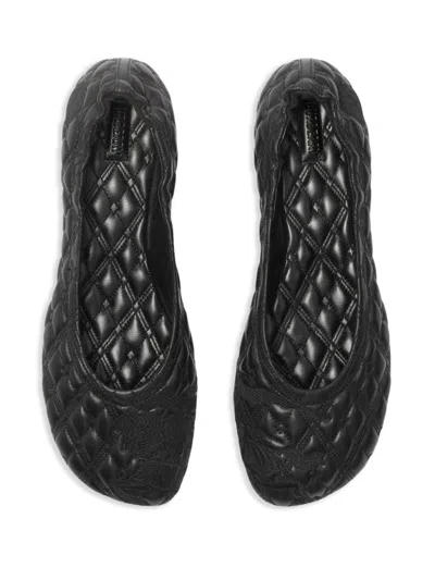 Burberry Quilted Leather Sadler Ballet Flats