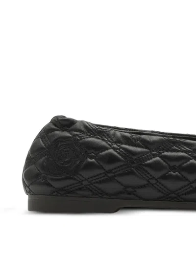Burberry Quilted Leather Sadler Ballet Flats