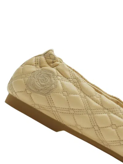 Burberry Sadler Quilted Leather Ballerina Flats