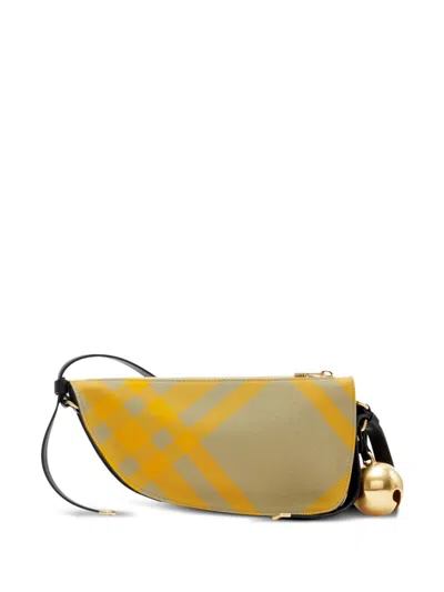 Shop Burberry Shield Mini Shoulder Bag