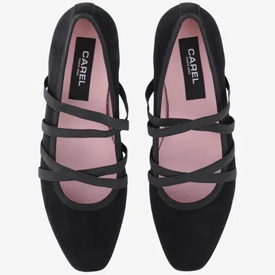 Shop Carel Suede Tutu Ballet Flats