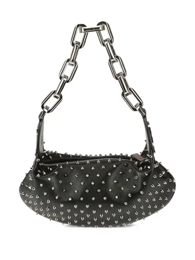 Christian Louboutin Nappa Leather Chain-link Shoulder Bag Studs
