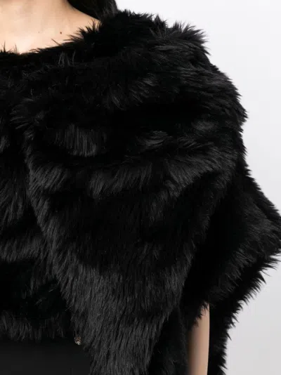 Comme Des Garçons Fur-design Cropped Blouse