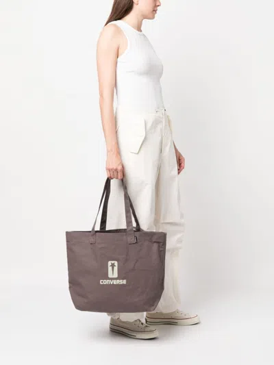 Converse X Drkshwd Logo Cotton Tote Bag