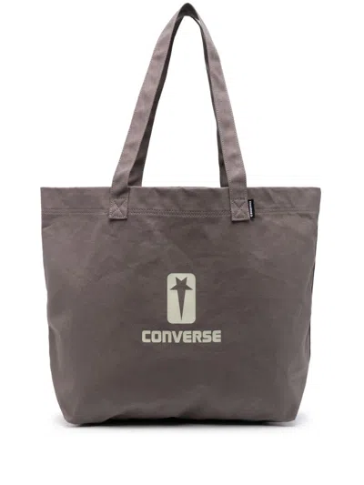 Converse X Drkshwd Logo Cotton Tote Bag