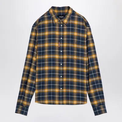 Dsquared2 Canadian Check Flanel Shirt In Multicolor