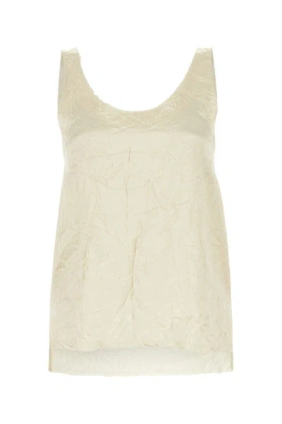 LANVIN LANVIN WOMAN IVORY VISCOSE TOP 