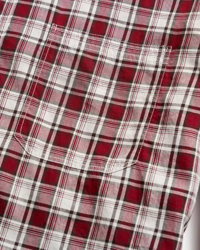 BILLY REID LEFT HAND TWILL PLAID TUSCUMBIA SHIRT BUTTON-DOWN 