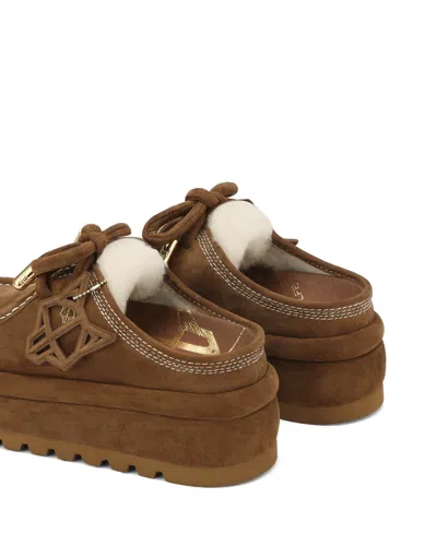 Naked Wolfe Blizzard Platform Slipper In Tan, Women's At Urban Outfitters