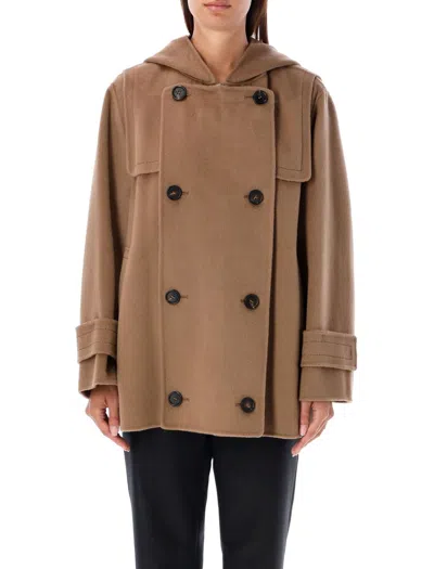 Shop 's Max Mara Montreal Coat In Perfect Camel