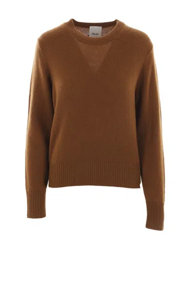 Shop Allude Sweaters In Brown