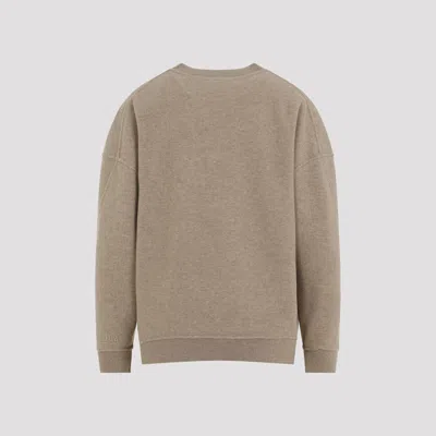 Max Mara Beige Sweatshirt In Wool And Cashmere Blend In Beige