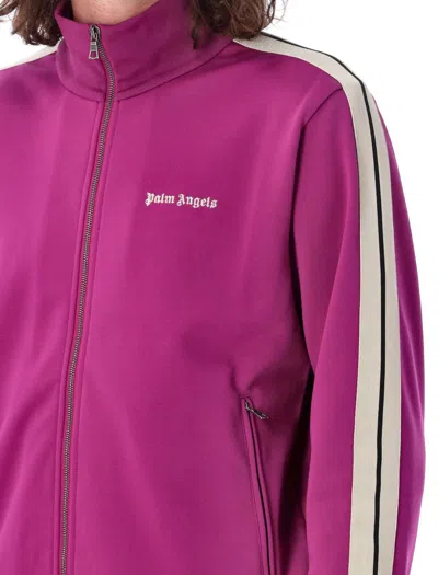 Shop Palm Angels Trackjacket Classic In Purple