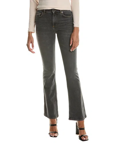 Ba&sh Moloy Monogram-jacquard Straight-leg Trousers In Black