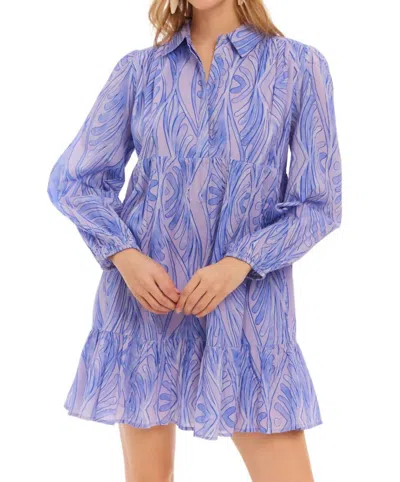 ALLISON NEW YORK ZIA DRESS IN LILAC REEF 