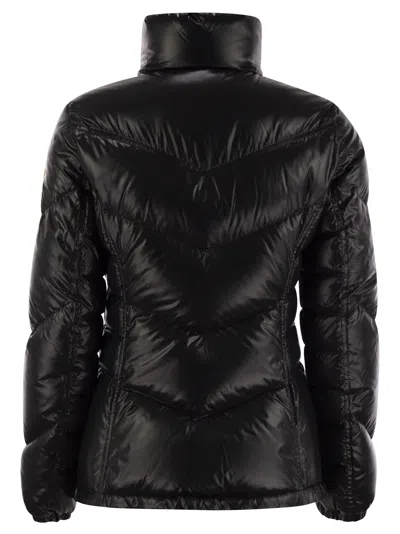 Shop Moncler Gast Short Down Jacket In Black