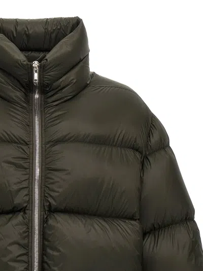 Shop Rick Owens 'turtle' Down Jacket In Green