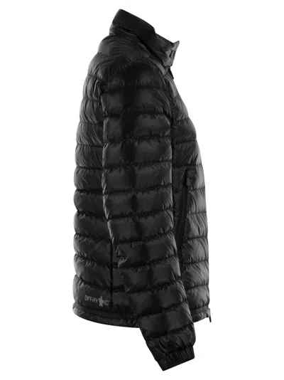 Moncler Logo-patch Padded-design Jacket In Black