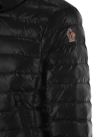 Moncler Logo-patch Padded-design Jacket In Black