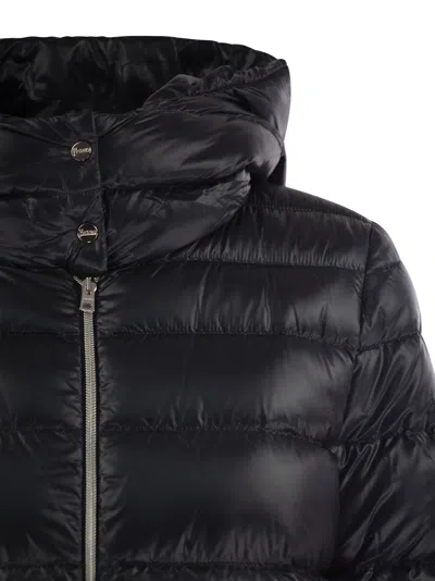 Herno Padded And Quilted Down Jacket In Black