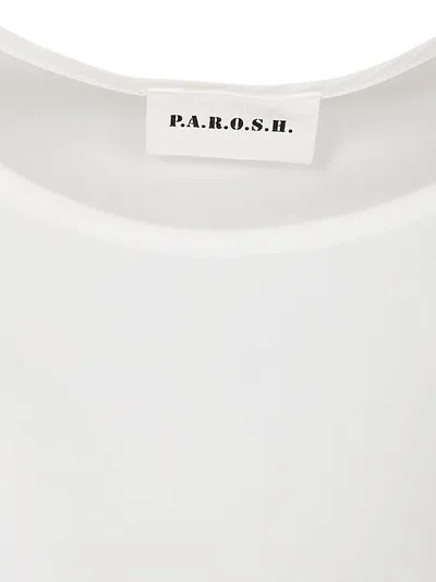 P.a.r.o.s.h Parosh Silk Blouse In Cream