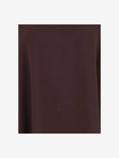 Stephan Janson Blouse In Silk In Brown