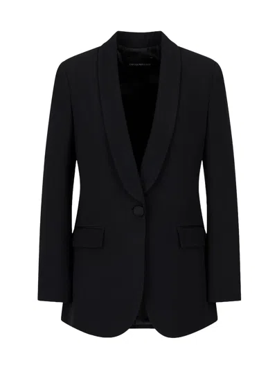 Emporio Armani Jackets Black In Nero-black
