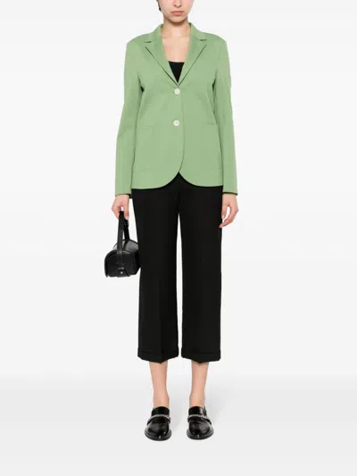 Harris Wharf London Single-breasted Blazer In Green