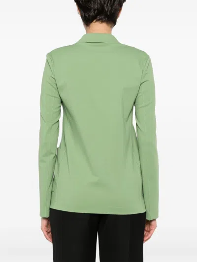 Harris Wharf London Single-breasted Blazer In Green