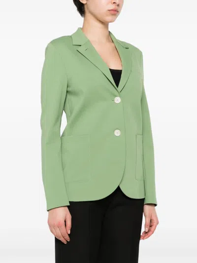 Harris Wharf London Single-breasted Blazer In Green