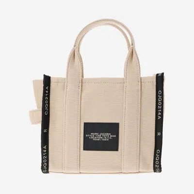 Marc Jacobs The Small Logo Jacquard Tote Bag In Warm Sand