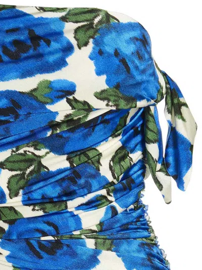 Shop Philosophy 'flower Bloom' Off Shoulder Top In Multicolor